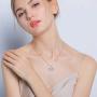 Samity Heart Necklace for Women I Love You for Always and Forever Necklace Jewelry for Girls Wife Daughter