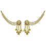 Babosa Sakhi Bahubali Earring Jhumki Detachable kaan Sahara Pearl chain