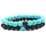 MJartoria Distance Relationship Bracelet Stretch Stone Beads Hers and His Couple Bracelet Energy Healing Stone Crystals Stretch Bracelet for Women Men MJartoria Distance Relationship Bracelet Stretch Stone Beads Hers and His Couple Bracelet Energy Healing Stone Crystals Stretch Bracelet for Women Men