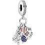 Pandora Jewelry American Icons Dangle Crystal and Cubic Zirconia Charm in Sterling Silver