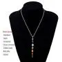 YUANKEXIANG Chakra Necklace 7 Chakra Stones Pendant Necklace Beads Gemstone Healing Crystals Jewelry Birthday YUANKEXIANG Chakra Necklace 7 Chakra Stones Pendant Necklace Beads Gemstone Healing Crystals Jewelry Birthday