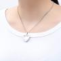 zeqingjw Glass Cremation Jewelry Necklace for Ashes Heart Memorial Lockets for Ashes Stainless Steel Keepsake Urn Ashes Pendants