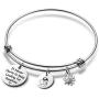 G-Ahora Winnie The Pooh Disney Eeyore Jewelry Inspired Bracelet It Never Hurts to Keep Looking for Sunshine Eeyore Quote Gift for Women Girls(Never Hurt BR)