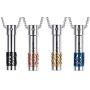 VNOX Stainless Steel Cylinder Urn Pendant Necklace for Memorial Human Being Cremation Ashes,Free Chain