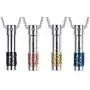 VNOX Stainless Steel Cylinder Urn Pendant Necklace for Memorial Human Being Cremation Ashes,Free Chain
