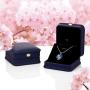 IEFRICH Gifts for Women Girls Jewelry, Cubic Zirconia Crystal Love Heart Pendant Initial Necklace Gifts for Women Girls Mom Birthday Christmas Mothers Day Valentines Present