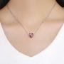 BAMOER 925 Sterling Silver Heart Charm Beads Heartbeat Love Heart Shape Charm Fit Bracelet Necklace for Her