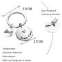 Gzrlyf ANAM Cara Keychain Soul Friend Gifts BFF Friendship Gifts Soul Sister Gifts