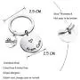Gzrlyf ANAM Cara Keychain Soul Friend Gifts BFF Friendship Gifts Soul Sister Gifts