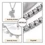Zoestar Butterfly Choker Necklace Sparkly Crystal Tennis Necklaces 2 Layered Gorgeous Shiny Chain Jewelry for Women and Girls Zoestar Butterfly Choker Necklace Sparkly Crystal Tennis Necklaces 2 Layered Gorgeous Shiny Chain Jewelry for Women and Girls