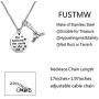 FUSTMW Hockey Charm Necklace She Believed She Could So She Did Ice Hockey Players Inspirational Gift Hockey Jewelry Gifts for Her