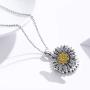 Tree of Life Locket Necklace for Women,925 Sterling Silver Rose/Daisy/Fairy Locket Necklace That Holds Pictures Pendant Family Jewelry
