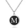 REVEMCN Stainless Steel Alphabet and Bible Verse Proverbs 4:23 Pendant Necklace for Men Women with 22 Inches Chain and Keyring