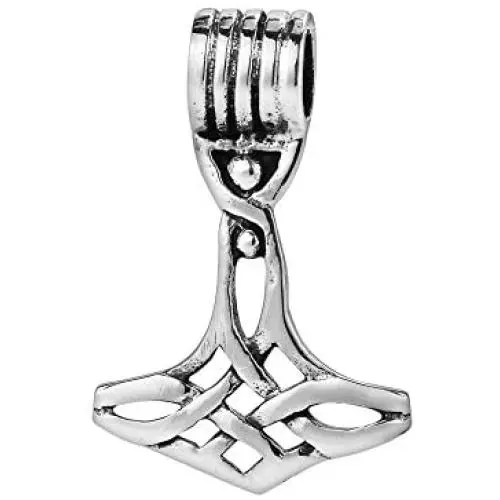 AeraVida Celtic Knot Thors Norse Hammer Mjolnir .925 Sterling Silver Pendant AeraVida Celtic Knot Thors Norse Hammer Mjolnir .925 Sterling Silver Pendant