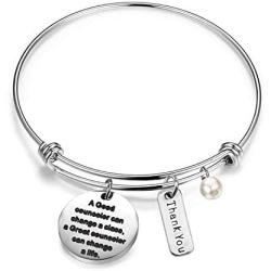 AKTAP Counselor Gifts School Counselor Keychain A Good Counselor Can Change A Class A Great Counselor Can Change A Life Thank You Key Chain Gifts for Teacher Counselor