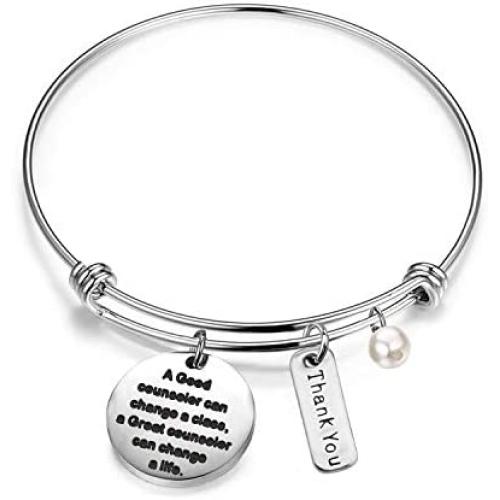 AKTAP Counselor Gifts School Counselor Keychain A Good Counselor Can Change A Class A Great Counselor Can Change A Life Thank You Key Chain Gifts for Teacher Counselor