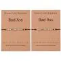HUASAI Morse Code Bracelets Friendship Matching Bracelets Handmade Stainless Steel Adjustable String Bracelets for Women Girls Men