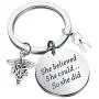 Dental Hygienist Gifts She Believed She Could So She Did Keychain Dentist Jewelry Graduation Gift For DH Dental Hygienist Gifts She Believed She Could So She Did Keychain Dentist Jewelry Graduation Gift For DH