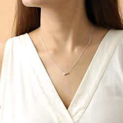 Boma Jewelry Sentiments Collection Motherhood Sterling Silver Two Hearts with 14kt Gold Vermiel Necklace, 18 Inches