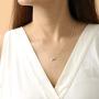 Boma Jewelry Sentiments Collection Daughters Sterling Silver Two Hearts with 14kt Gold Vermiel Necklace, 18 Inches
