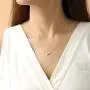 Boma Jewelry Sentiments Collection Motherhood Sterling Silver Two Hearts with 14kt Gold Vermiel Necklace, 18 Inches