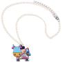 NEWEI Acrylic Sweet Cow Dairy Cattle Necklace Chain Charm Pendants Collar Charm Farm Animal Jewelry for Women Girl Gift