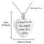HQ I Used to be his Angle, Now Hes Mine Angel Wings Charm Cremation Jewelry Keepsake Memorial Urn Necklace with Birthstone Crystal HQ I Used to be his Angle, Now Hes Mine Angel Wings Charm Cremation Jewelry Keepsake Memorial Urn Necklace with Birthstone Crystal