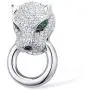 Santuzza Panther White Cubic Zirconia Pendant for Women 925 Sterling Silver Leopard Head Jewelry Santuzza Panther White Cubic Zirconia Pendant for Women 925 Sterling Silver Leopard Head Jewelry