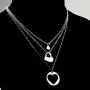 ENSIANTH Generations Necklace Set Heart Cutout Necklace for Grandmother Mother Daughter
