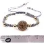 Art & Designs by AA Handwoven Saint Benedict Bracelet Adjustable Protection Jewelry