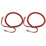 Skyflying 2PCS Cotton Red Line Lucky Love Chain Kabbalah Adjustable Bracelet Ankle Chain Protection Faith Unisex