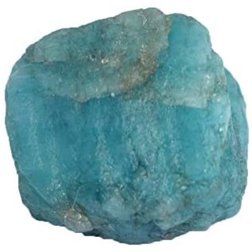 gemhub A Grade Natural Raw Rough Sky Blue Aquamarine 23.50 Ct Healing Crystal Rough Aquamarine Stone for Cabbing