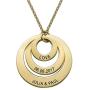 MyNameNecklace Personalized Engraved 3 Round Discs Circle Names Necklace - Mom Wife- Mother Day Jewelry Gift MyNameNecklace Personalized Engraved 3 Round Discs Circle Names Necklace - Mom Wife- Mother Day Jewelry Gift
