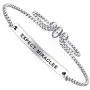 SOUSYOKYOSAM Dainty Cuff Bracelet - Expect Miracles - Students Super Cute Jewelry for Graduation Encouraging Gift