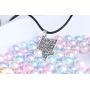 KESOCORAY Stranger Things Charm Necklace Eleven Alphabet Light Demogorgon Halloween Cosplay Movie Jewelry Stylish Silver Collection for Fans