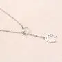 AKTAP Simple Lucky Horseshoe Lariat Y Necklace Stirrup Necklace Love Heart Pendant Necklace Gift for Women Girls