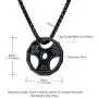 U7 Men Women Fitness Dumbbell Necklace Stainless Steel Weight Plate Barbell Chain Pendant Necklace,Customizable U7 Men Women Fitness Dumbbell Necklace Stainless Steel Weight Plate Barbell Chain Pendant Necklace,Customizable