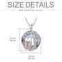 TOUPOP,Sister Gifts From Sister Sterling Silver Tree of Life Necklace with Circle Crystal Jewelry Gifts for Women Sister Mother Mom Friend Girls Birthday Mothers Day