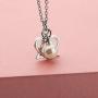 AKTAP Adoption Necklace Adoption Symbol Pendant Pear Necklace Adoption Jewelry Gift for Stepdaughter