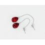 Faship Gorgeous Teardrop Rhinestone Crystal Dangling Earrings