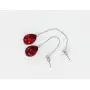 Faship Gorgeous Teardrop Rhinestone Crystal Dangling Earrings