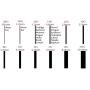 Excepro Nose Studs Hoops G23 Titanium Black CZ Nose Hoops Body Jewelry Cartilage Nose Rings