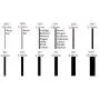 Excepro Nose Studs Hoops G23 Titanium Black CZ Nose Hoops Body Jewelry Cartilage Nose Rings