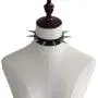 Punk Rock Gothic Black Rivet Leather Spiked Necklace Neckband Choker Adjustable Punk Rock Gothic Black Rivet Leather Spiked Necklace Neckband Choker Adjustable