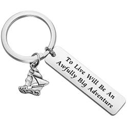 MAOFAED Peter Pan Inspired Gift to Live Will Be an Awfully Big Adventure Adventure Gift New Job Gift Graduation Gift Motivation Gift