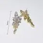 UDORA Brdial Bridesmaid Zirconia Earrings Bracelet Jewelry Set Wedding Prom
