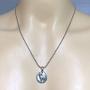 Jewelry Astrology Zodiac sign Aries Ram (Mar 21-Apr 19) Amulet Charm Medallion Silver pewter pendant necklace w Silver Ball Chain