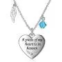 925 Sterling Silver Memorial Necklace A Piece of My Heart is in Heaven Angel Wing Pendant Jewelry in Memory of Mom Dad Grandma Grandpa Baby Loss Memorial Gift 925 Sterling Silver Memorial Necklace A Piece of My Heart is in Heaven Angel Wing Pendant Jewelry in Memory of Mom Dad Grandma Grandpa Baby Loss Memorial Gift