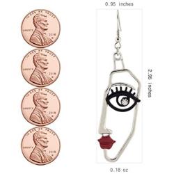 Human Face Dangle Drop Statement Fashion Earrings for Women Girls