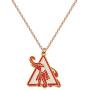 CENWA Sorority Jewelry Elephant Rose Gold Necklace Delta Gift DST Jewelry Greek Sorority Gift
